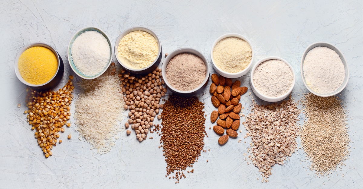 different grains and spices