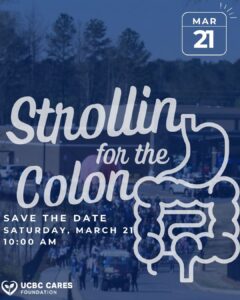 Strollin for the colon details and invitation